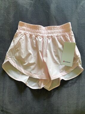 lululemon athletica Track That HR Short 3" - Light Pink